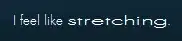 Actual HTML/CSS Stretch Example