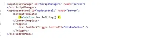 Image of Event log during crash