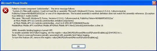 Preview window at xml file