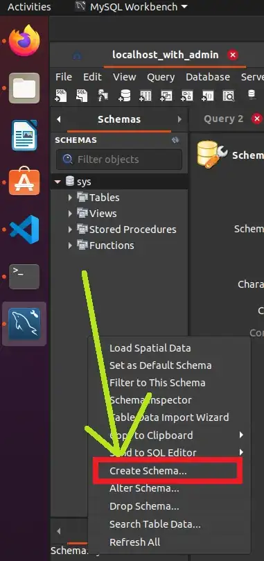 Create Schema