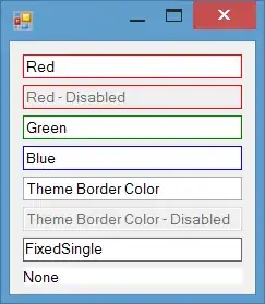 Change Textbox border color