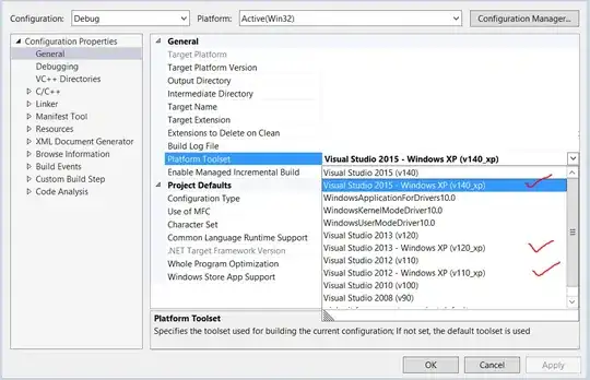 options after select click