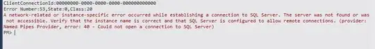 error details