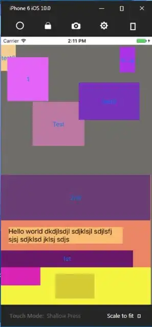 App display in iOS