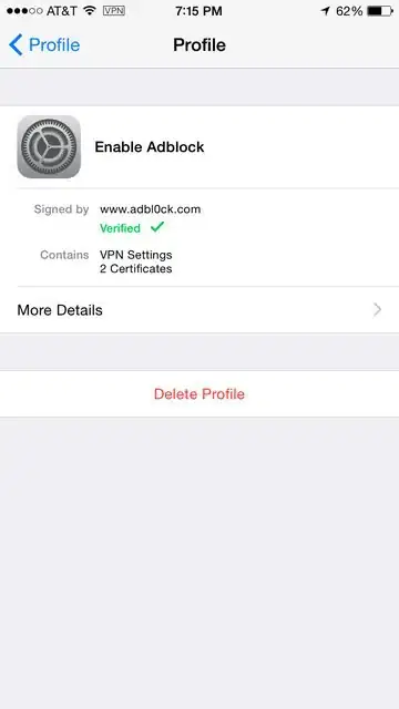 Adblock Profile