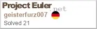 Project Euler badge