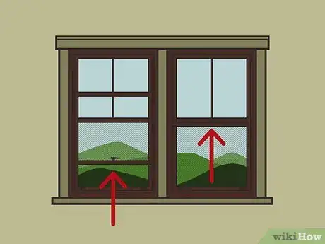 Image titled Open a Window Screen Step 01