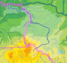 Einzugsgebiet der Šešupė