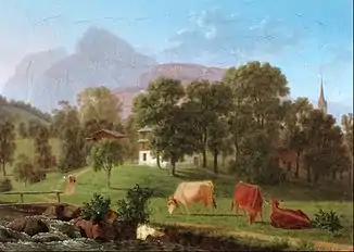 Ingenbohl. Bild von Johann Jakob Biedermann (1763–1830)