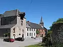 Die Umgebung der Kirche Saint-Nicolas