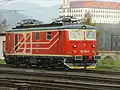 Die modernisierte 121 065 2012 im Bahnhof Děčín