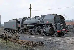 Lok 141 R 568 in Gray am 27. November 1981