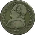 Revers der 10&nbsp;Soldi-Münze