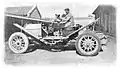 Ettore Guizzardi mit Itala 35/45&nbsp;HP vor dem Start der Rallye Peking–Paris