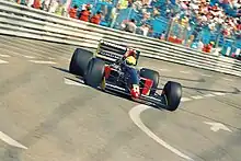 Andrea Chiesa beim Großen Preis von Monaco 1992