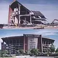 Abriss des Stadions (Sommer 2001)
