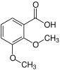 Struktur von 2,3-Dimethoxybenzoesäure