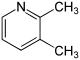 Struktur von 2,3-Lutidin