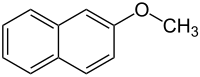 Strukturformel von 2-Methoxynaphthalin