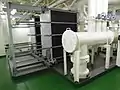Plattenwärmetauscher von Frischkühlwasser zum Seekühlwasser