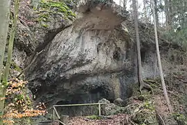 Der große Überhang am Großen Wasserstein