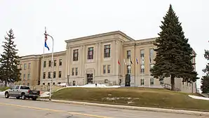 Pope County Courthouse, seit 1982 im NRHP gelistet