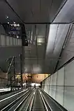 Nördlicher Zugang zum Bahnsteig, Januar 2018
