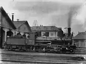 Güterzuglok D&nbsp;3/4 Nr. 97, gebaut 1885 von der SCB, hier als SBB Nr. 3892