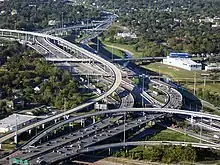 I-10 und I-45 bei Houston