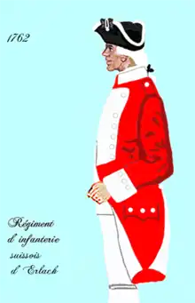Régiment d’Erlach 1762 bis 1776