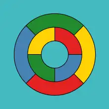 Diese Karte wurde mit fünf Farben eingefärbt, und man muss&nbsp;…