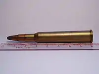 Patrone des Kalibers 7 × 65&nbsp;mm R