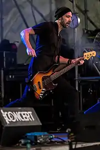 Live-Bassist Kristian Kohlmannslehner, 2018