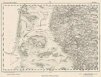 Mitteleuropa 1:200.000 (Reymann’s Special-Karte), Blatt „Tondern“ (1864)