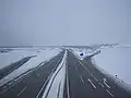 Hier in Schrick endete die A 5 bis 8.&nbsp;Dezember 2017.