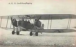 Die AEG G.IV gelangte als Mittelstreckenbomber zum Einsatz