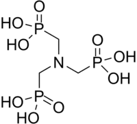 Strukturformel von Aminotrimethylenphosphonsäure