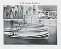 Lieferschuten von AWN im Hamburger Hafen (um&nbsp;1910)