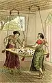 Indische Wiege (Zeichnung von 1820)