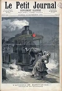 Unfall 1891 in Marly-le-Roi