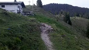 Obere Almhütte der Achala-Alm