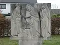 Grabmal des Oberlehrers Locher, um 1938, Straßdorf