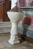 Taufbecken aus dem 16.&nbsp;Jahrhundert