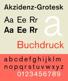 »Grotesk« 1898von der Berthold AG