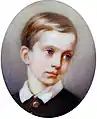 Jugendbildnis Alexanders von Woldemar Hau 1853