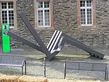 Verformung 14, 17-1 (1970 für die Ausstellung Umwelt-Akzente in Monschau wohin sie 2011 zurückkam)