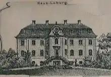 Der Schlaunbau von der Hofseite