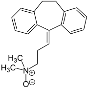 Strukturformel von Amitriptylinoxid