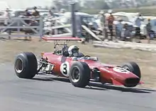 Chris Amon im Ferrari 246 Tasman beim Großen Preis von Australien 1969