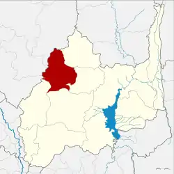 Karte von Lop Buri, Thailand, mit Nong Muang